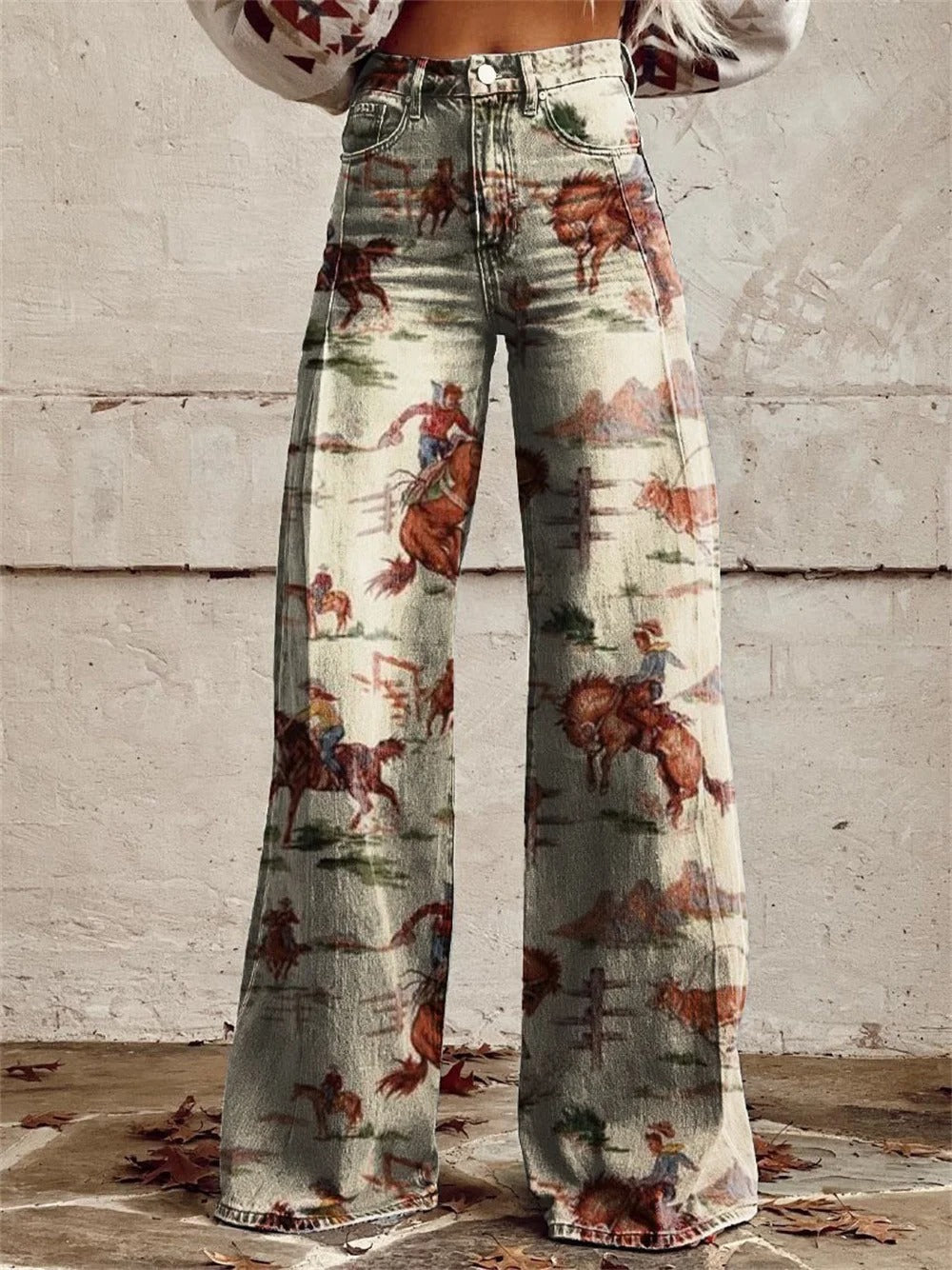 Penelope™ - Retro Style Wide Leg Trousers