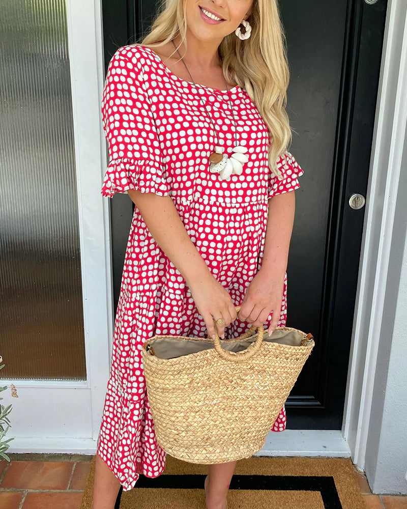Zoe™ | Polka Dot Elegance Dress
