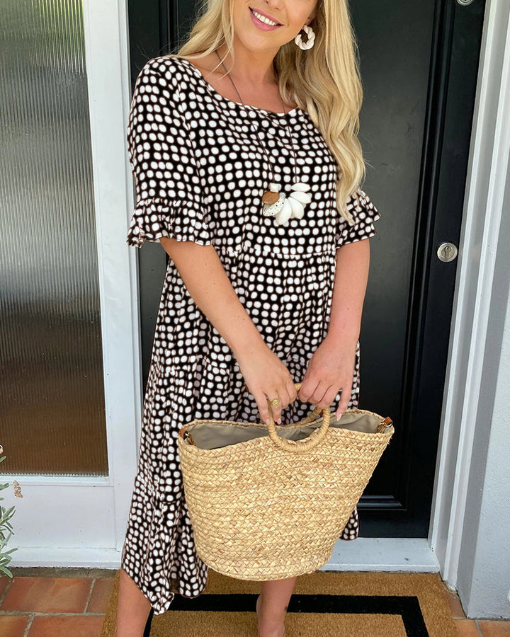 Zoe™ | Polka Dot Elegance Dress