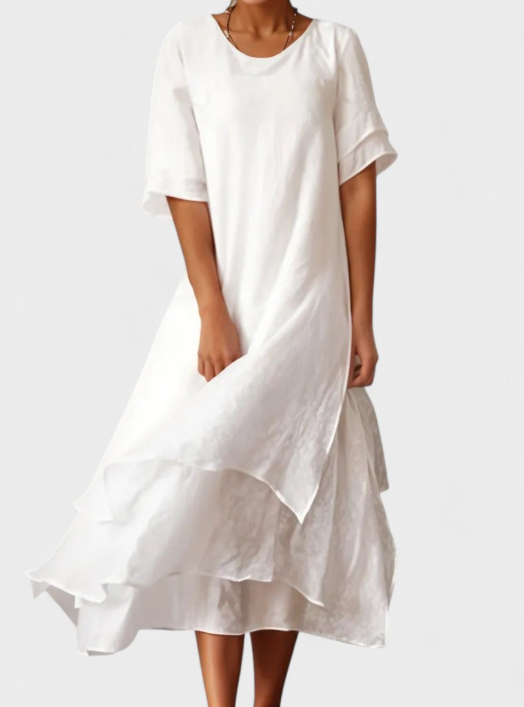 Eloise - Stylish Layered Midi Dress