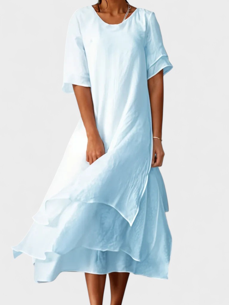 Eloise - Stylish Layered Midi Dress