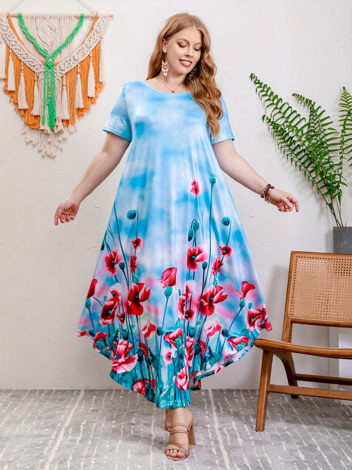 Karen - Plus Size Floral Dress