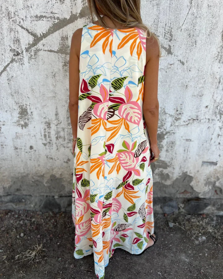 Luna™ - Floral Dress With Handmade Details