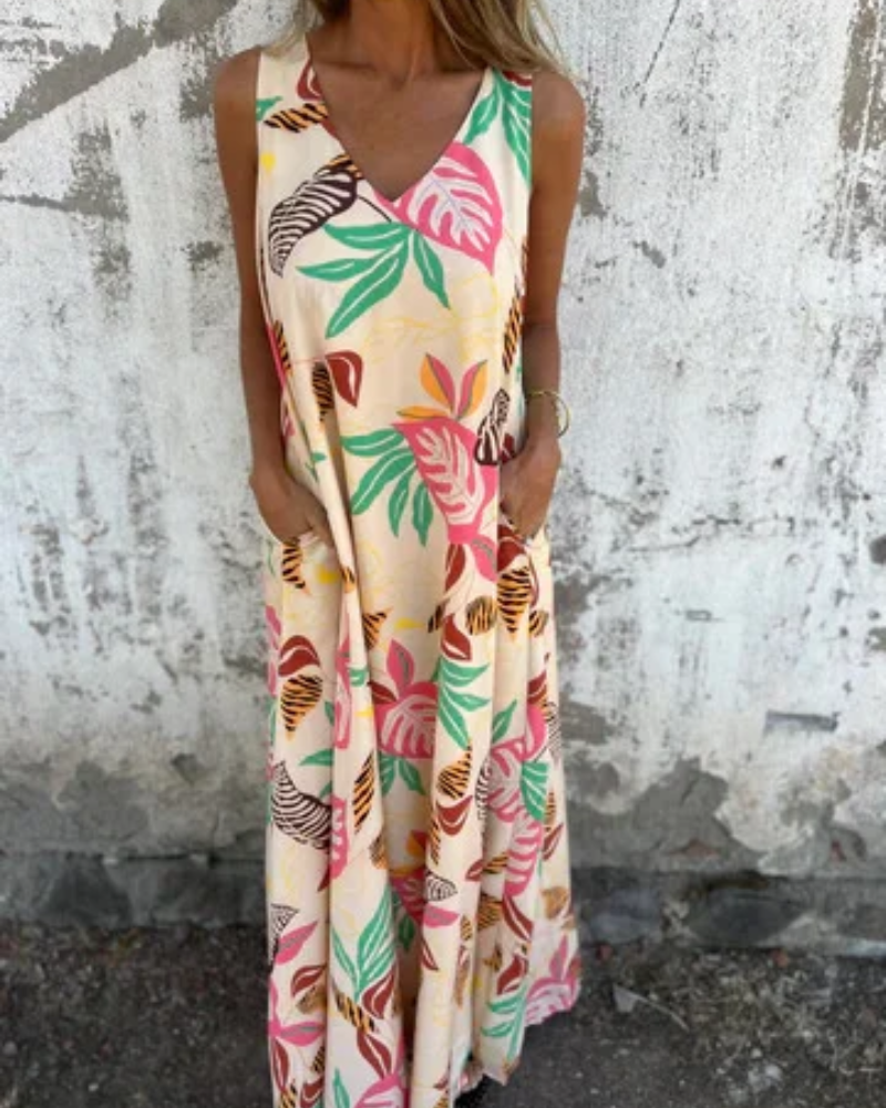 Luna™ - Floral Dress With Handmade Details