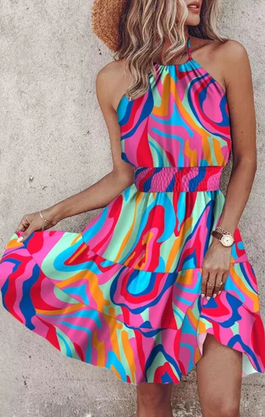 Angela - Bohemian Midi Dress