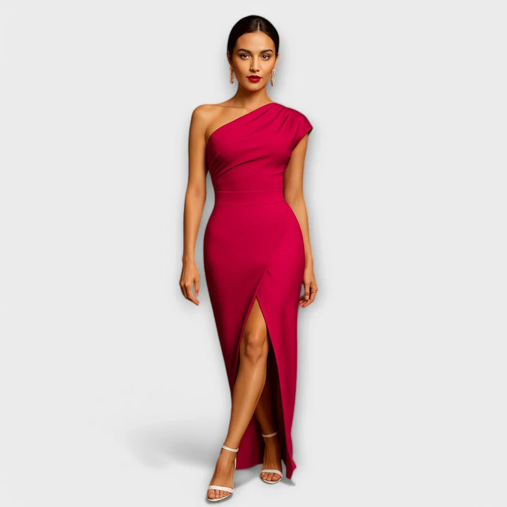 Elegant formal asymmetric evening dresses