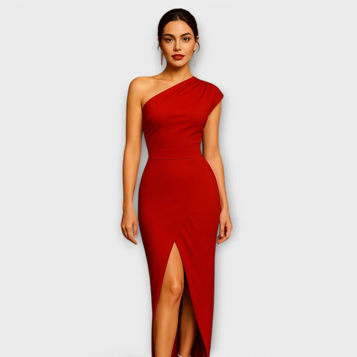 Elegant formal asymmetric evening dresses