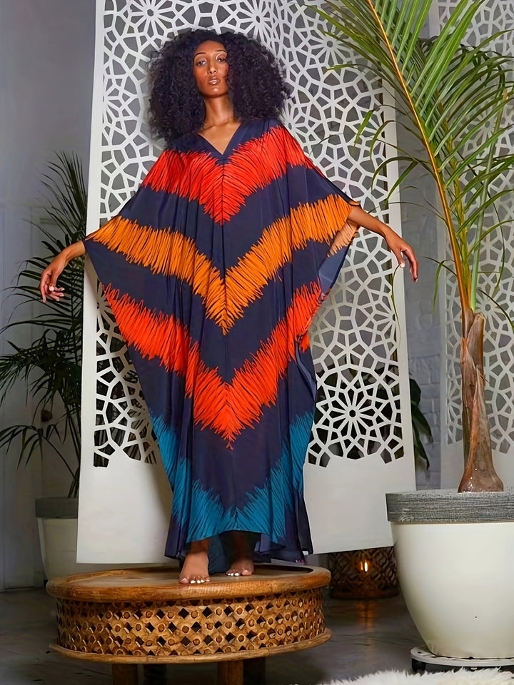 Camille - Batwing Sleeve Swim Dress