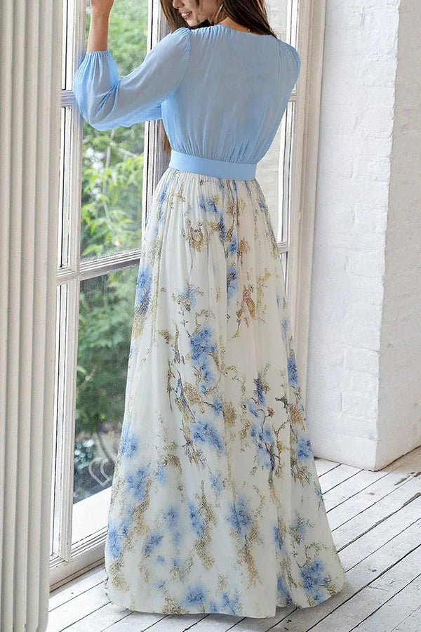 Noelia – Long Spring Floral Dress