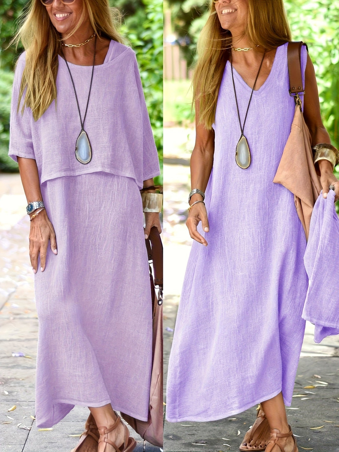Emily™ | Lightweight blouse with half sleeves