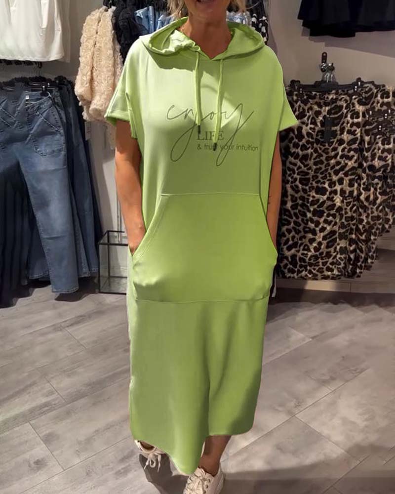 Chelsea™ | Hooded Casual Sweatshirt Dress