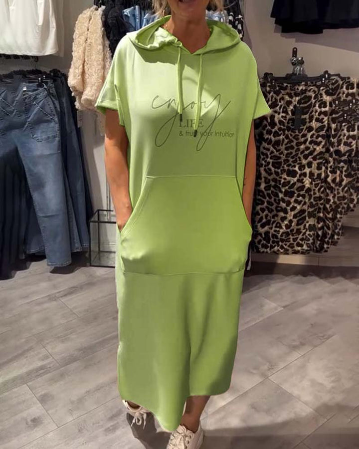 Chelsea™ | Hooded Casual Sweatshirt Dress