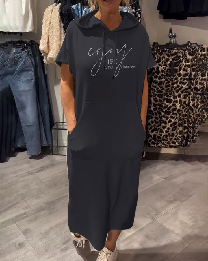 Chelsea™ | Hooded Casual Sweatshirt Dress