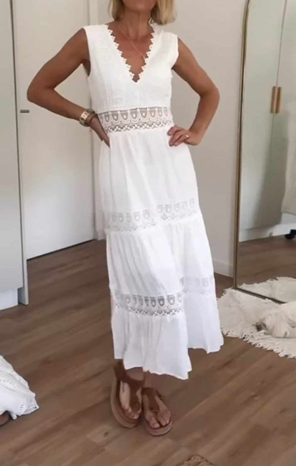 Annabelle - Flowy, Elegant Bohemian Robe Dress