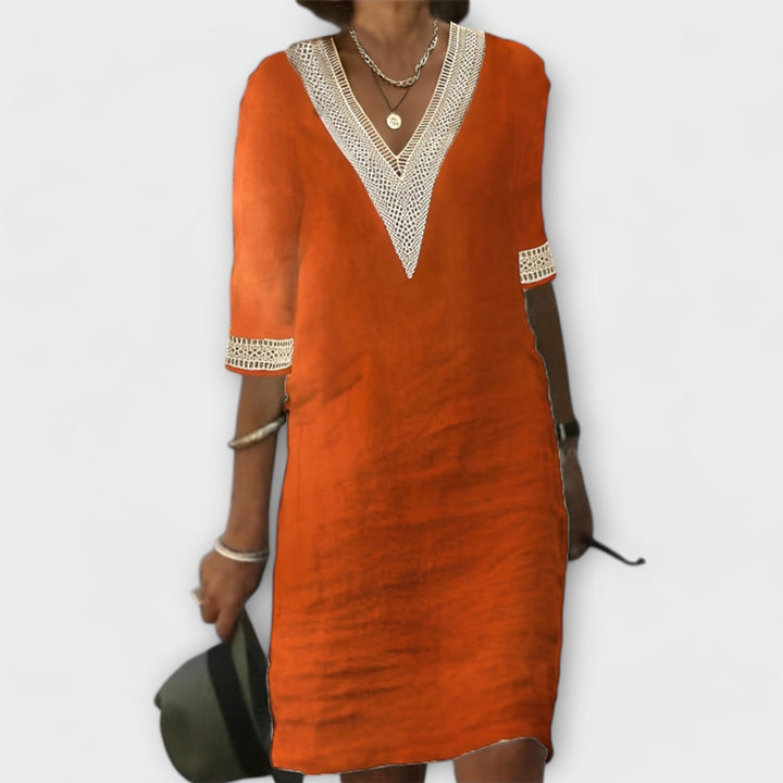 Helen -  Linen Dress