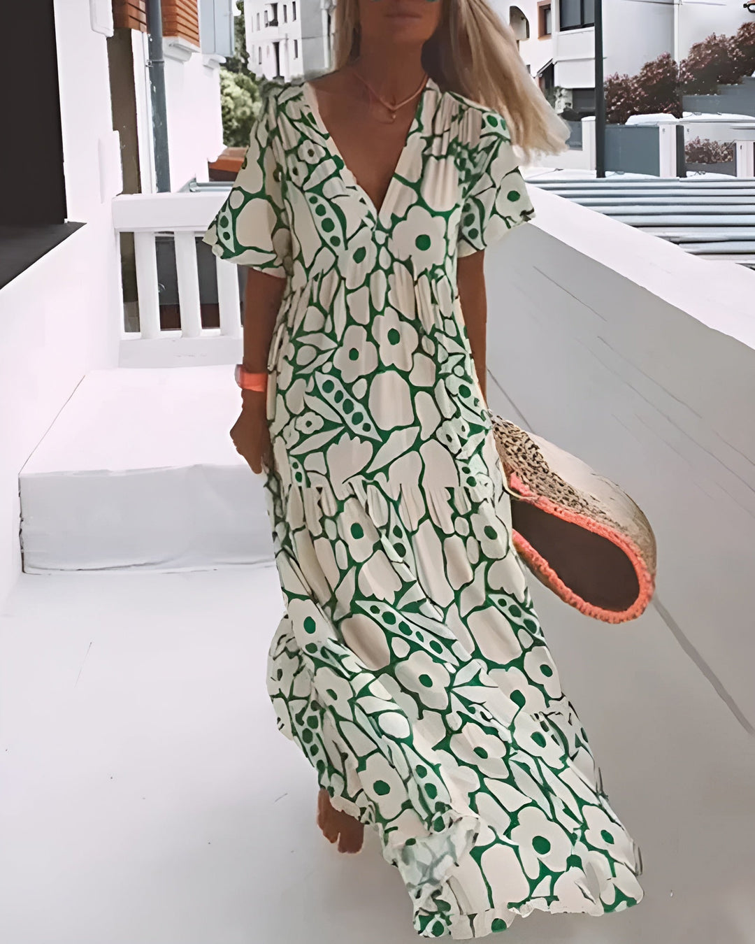 Lily™ | Floral Boho Maxi Dress