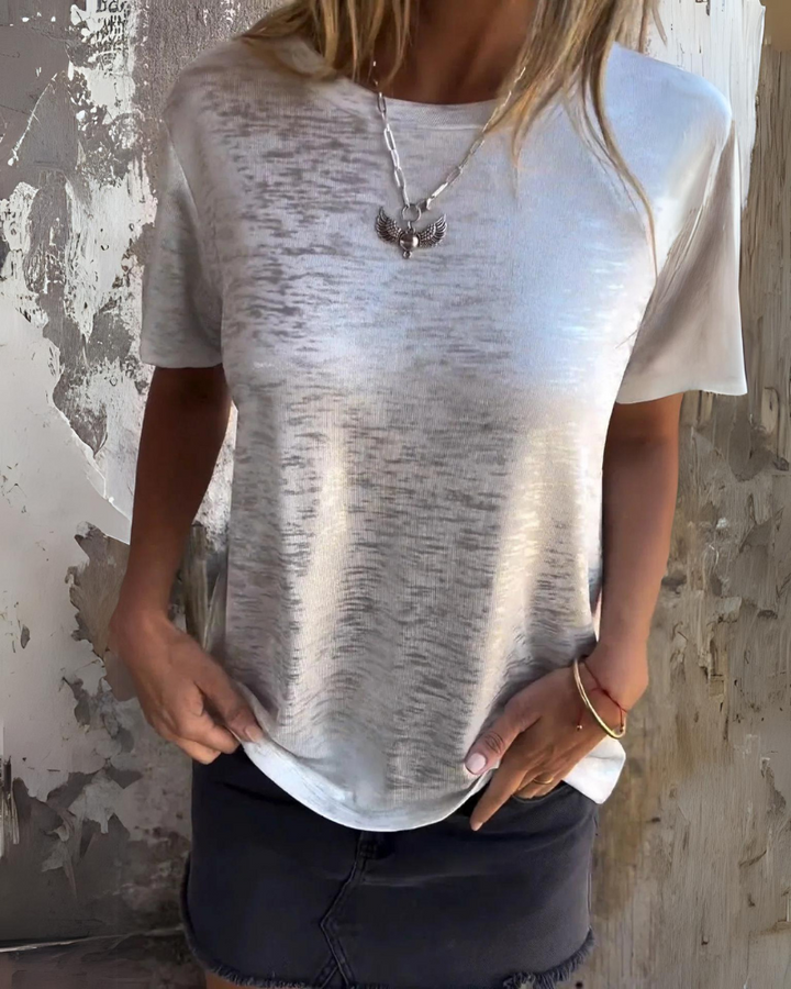 Ella™ - Elegant Short Sleeve T-shirt
