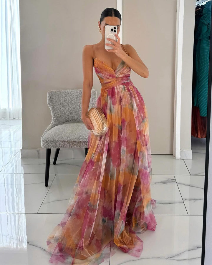 Marisela – Long Floral Dress