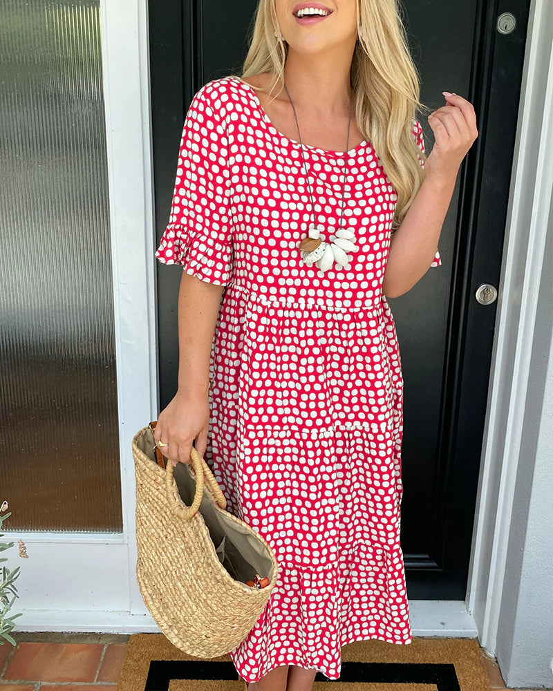 Zoe™ | Polka Dot Elegance Dress