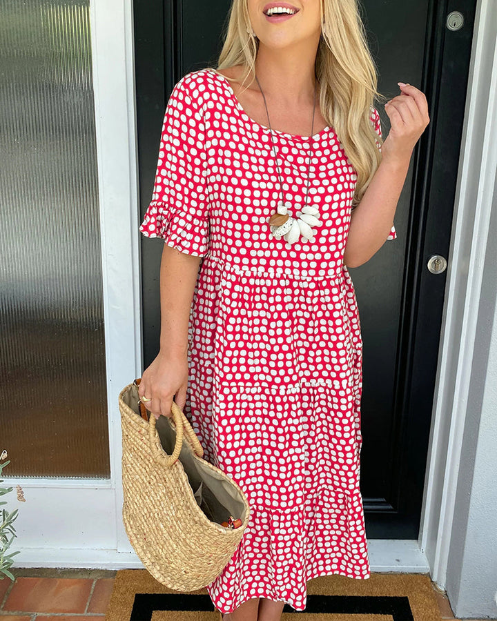 Zoe™ | Polka Dot Elegance Dress