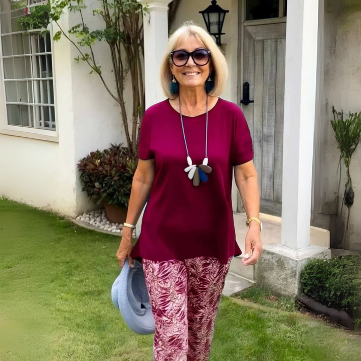 Allegra | Cotton-Blend Two-Piece Set – Effortless Polish, All-Day Comfort