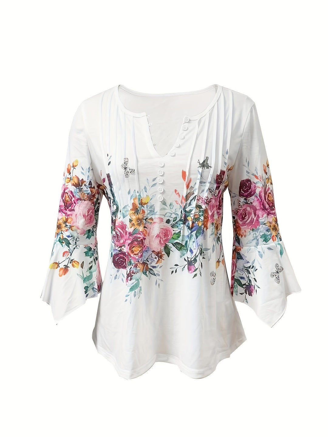 Janet Elegance Bloom Tunic