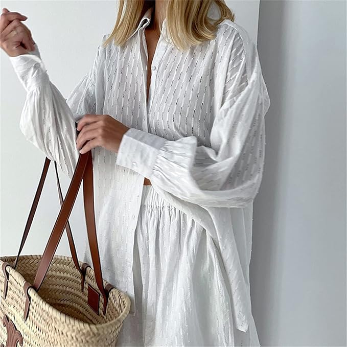 Layla™ - Chic Shirt & Shorts Set