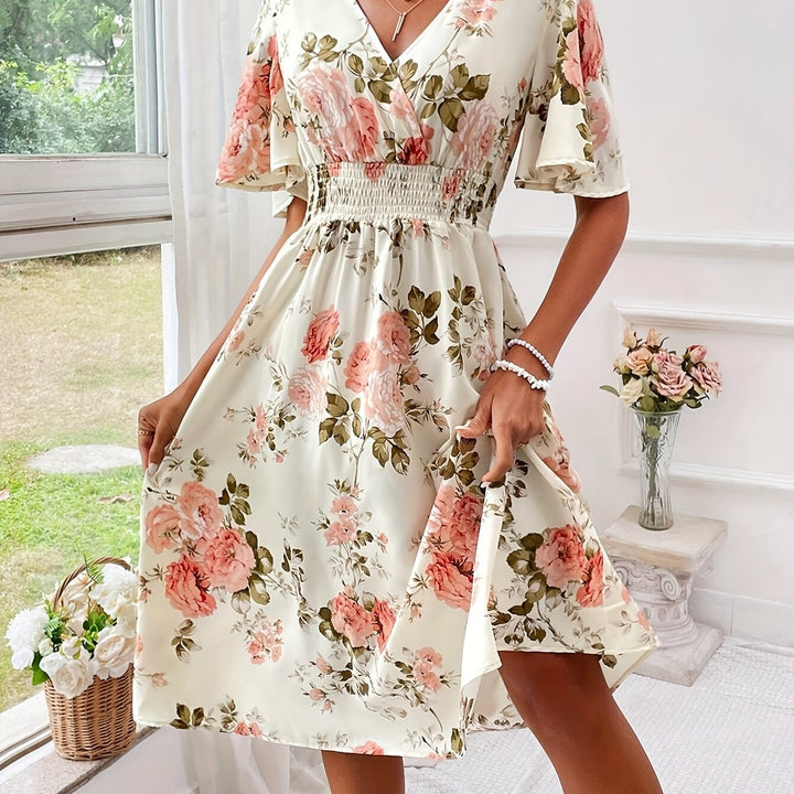 Jessica - Floral Print Maxi Dress