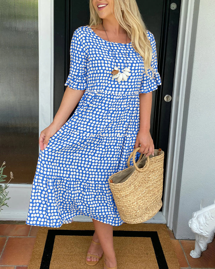 Zoe™ | Polka Dot Elegance Dress