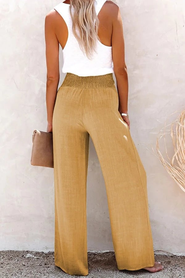 Riana - High-Waist Relaxed Pants