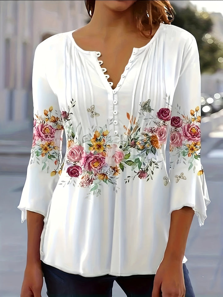 Janet Elegance Bloom Tunic