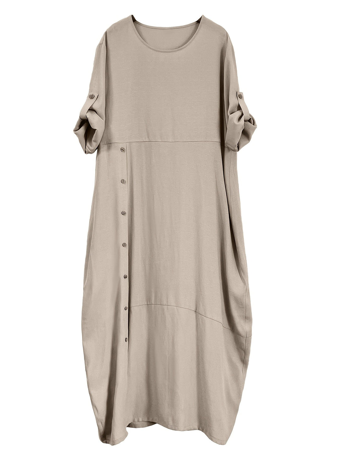 Chloe™ | Side-Button Maxi Dress
