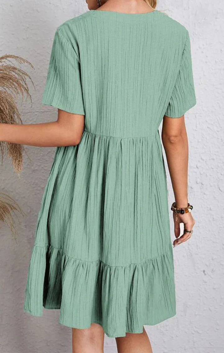 Hadley - Bohemian Ruffle Mini Dress