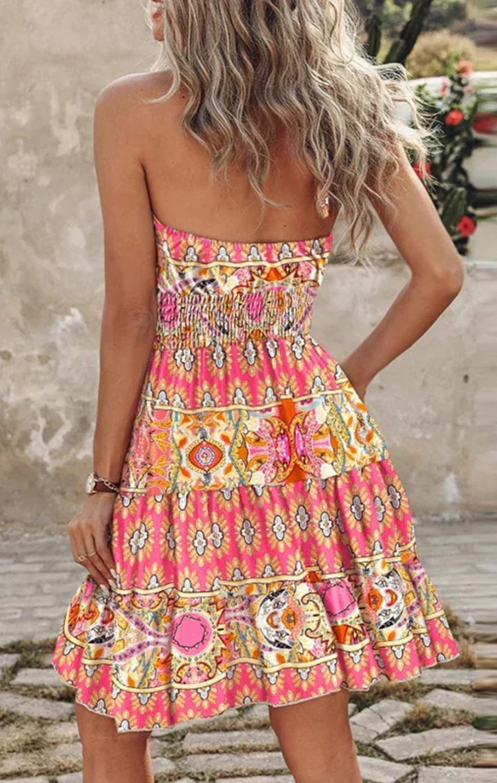 Angela - Bohemian Midi Dress