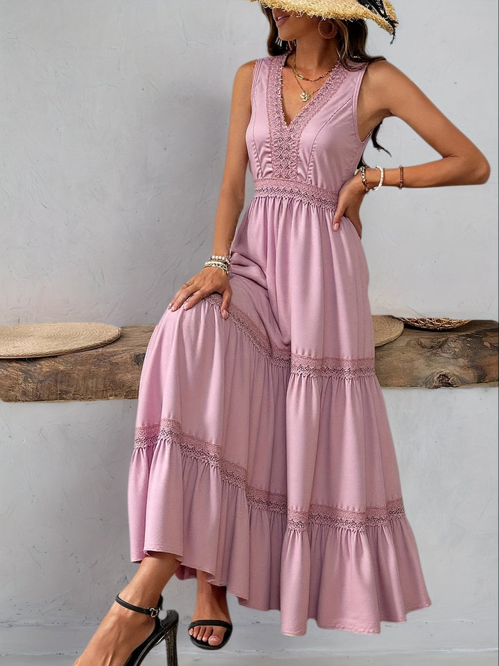Béatrice - Long Lace Dress
