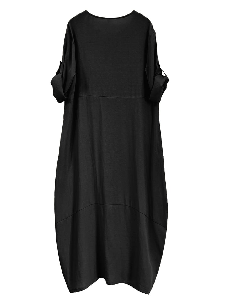 Chloe™ | Side-Button Maxi Dress