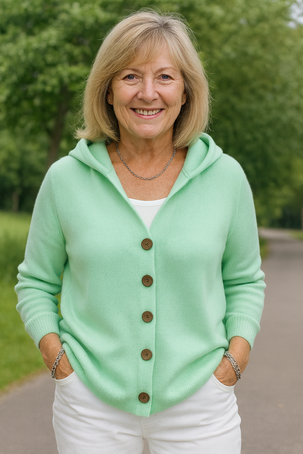 Elizabeth | Cozy Knit Cardigan with Hood