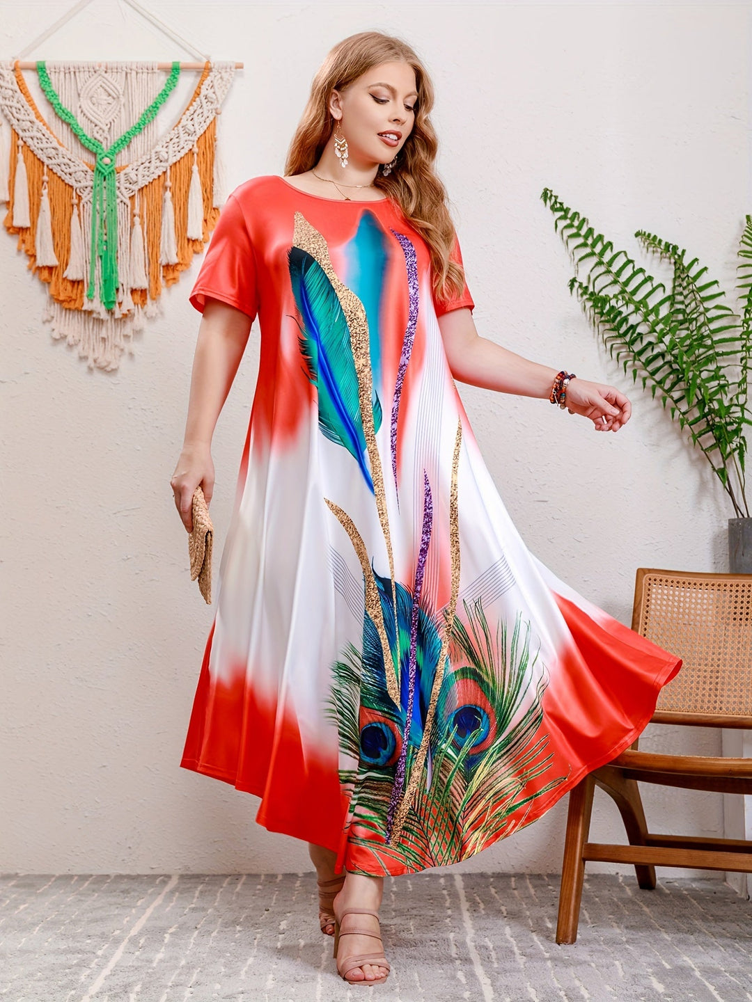 Karen - Plus Size Floral Dress