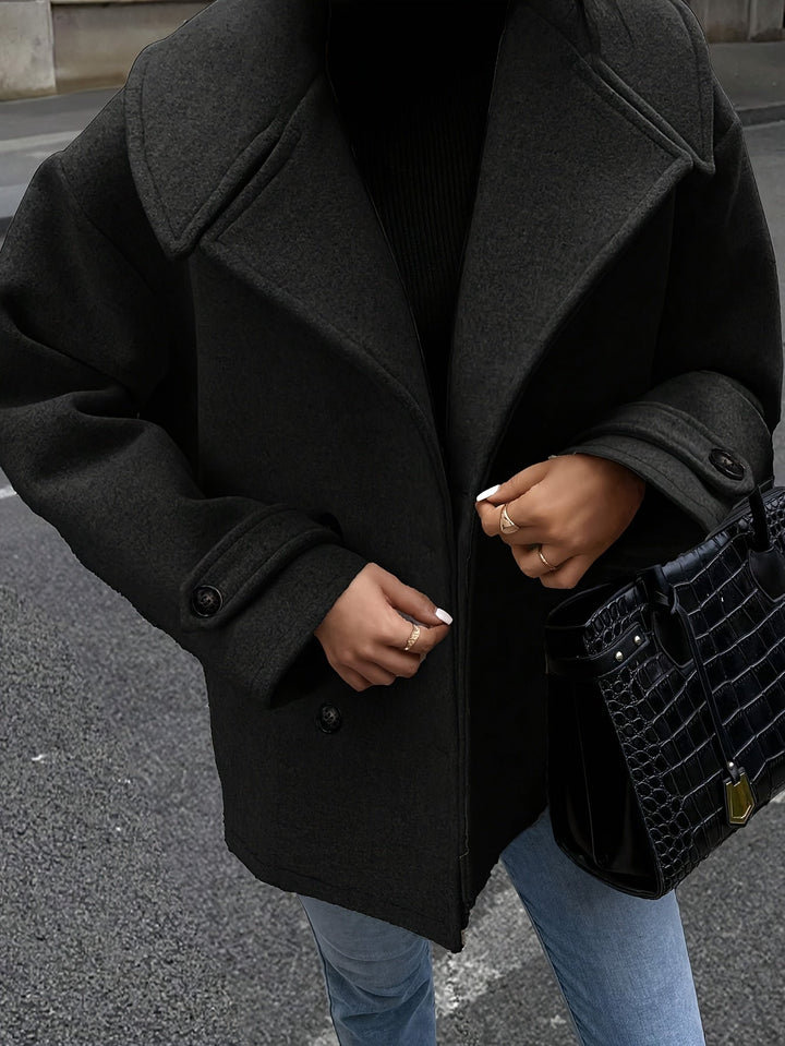 Elise | Stylish Double-Breasted Jacket with Button Details