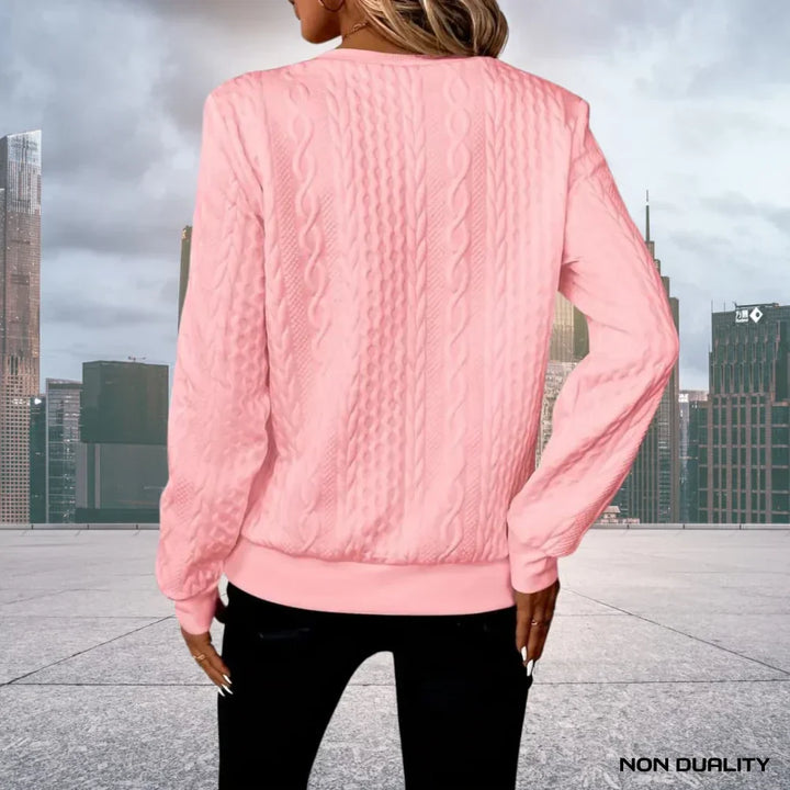 Non-Duality Zip-Up Sweater