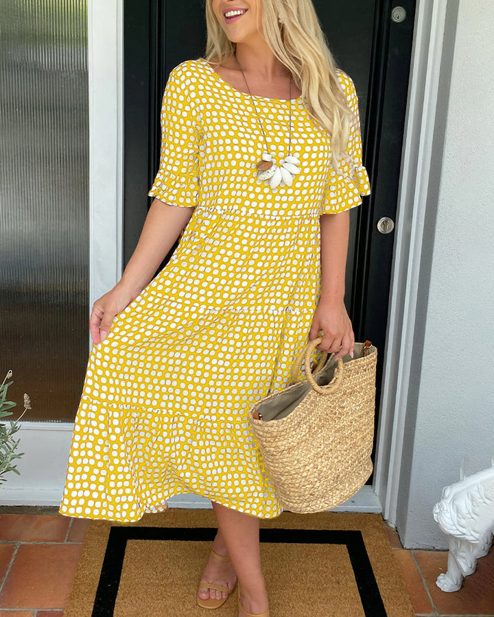Zoe™ | Polka Dot Elegance Dress