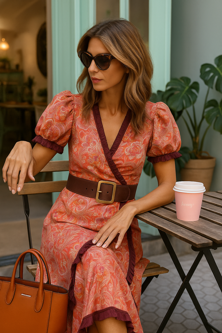 Aurorra –  Elegant Pink Long Dress