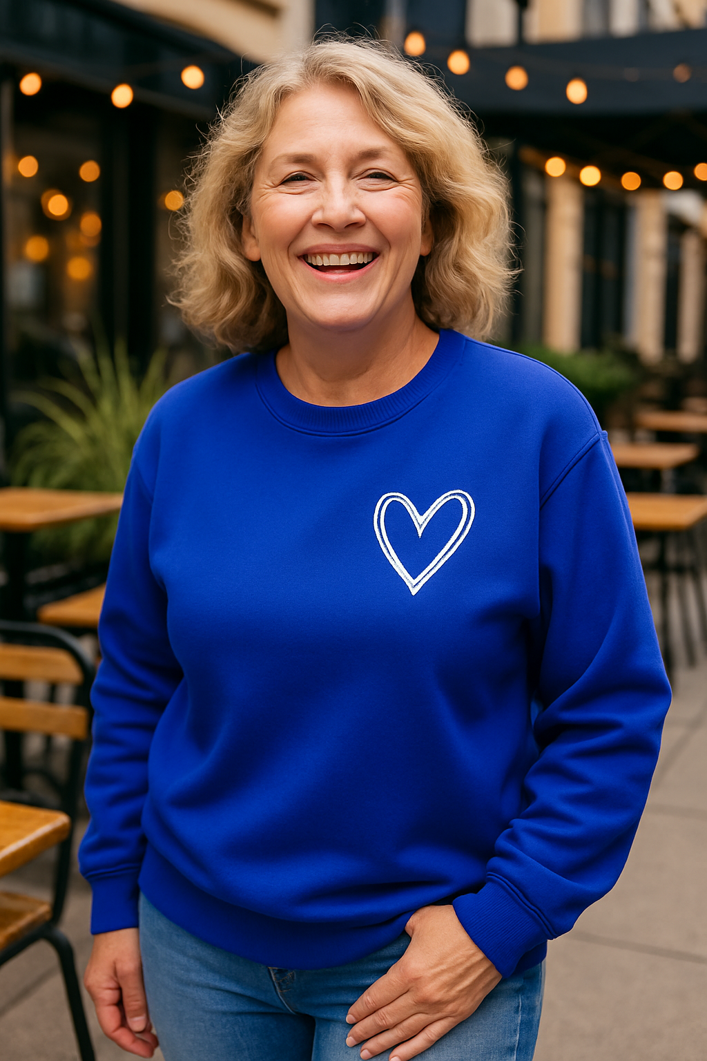 Tess | Heart Detail Jumper - Comfort, Style and Softness