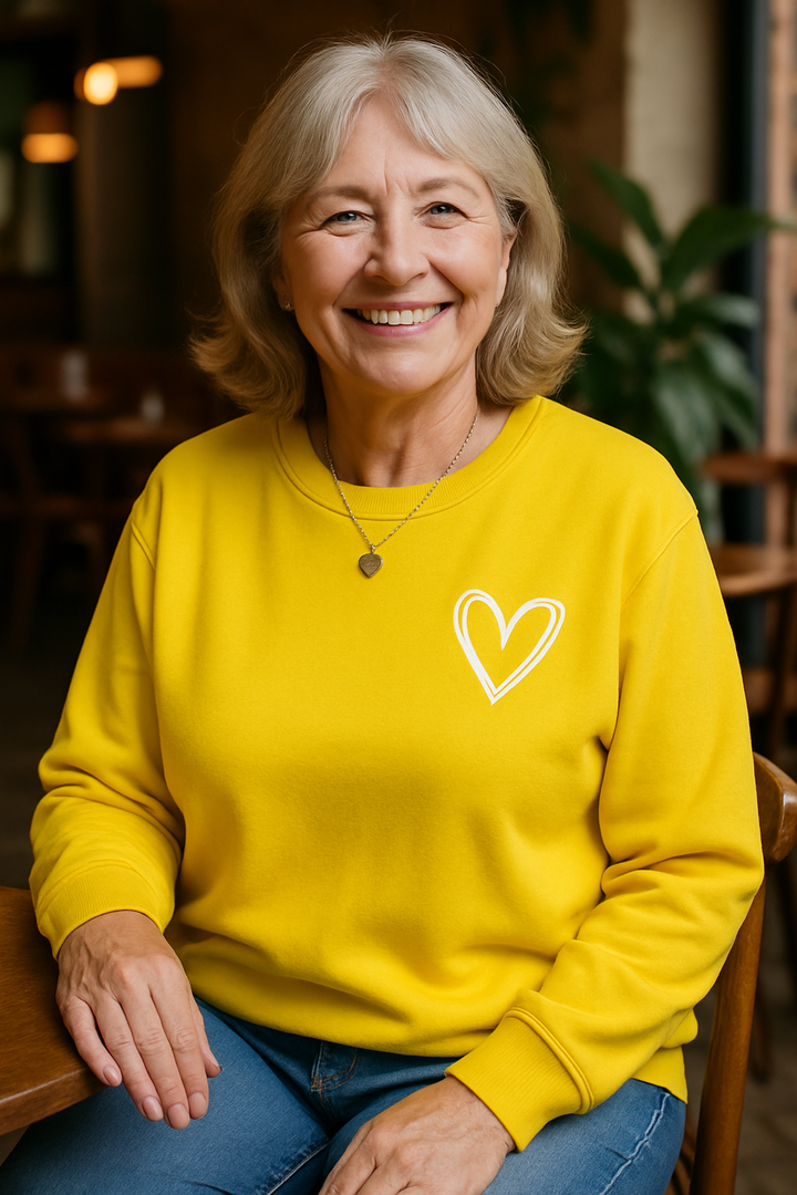 Tess | Heart Detail Jumper - Comfort, Style and Softness