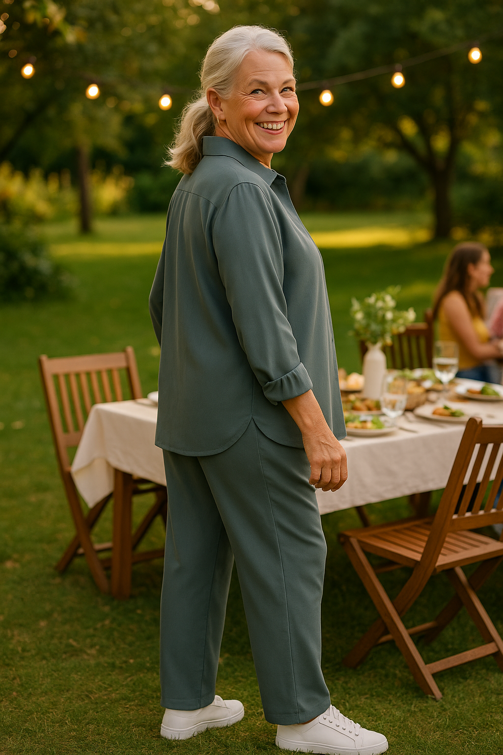 Solena | 2-Piece Cotton-Linen Blend Set - Breathable, Flattering, and Versatile.