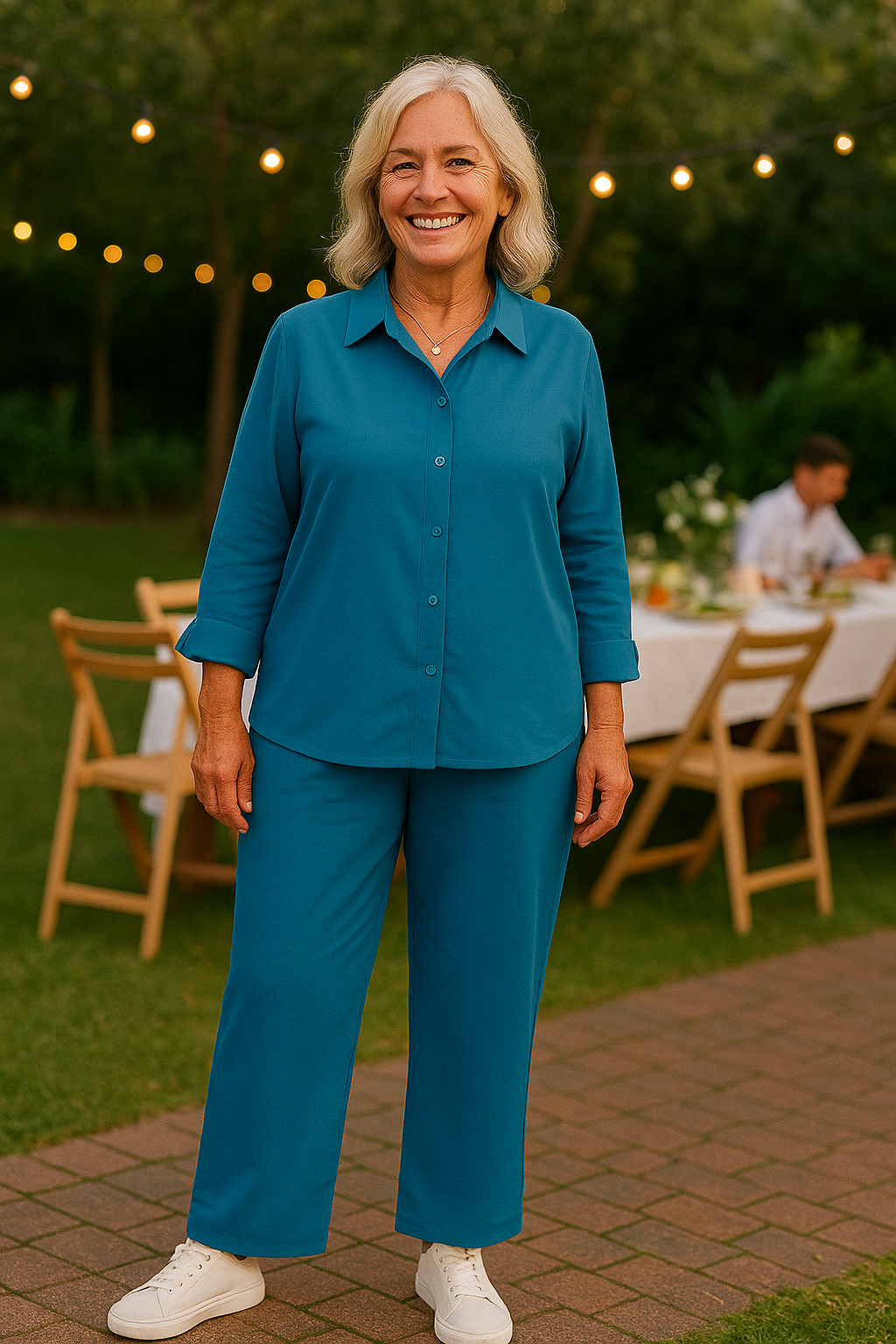 Solena | 2-Piece Cotton-Linen Blend Set - Breathable, Flattering, and Versatile.