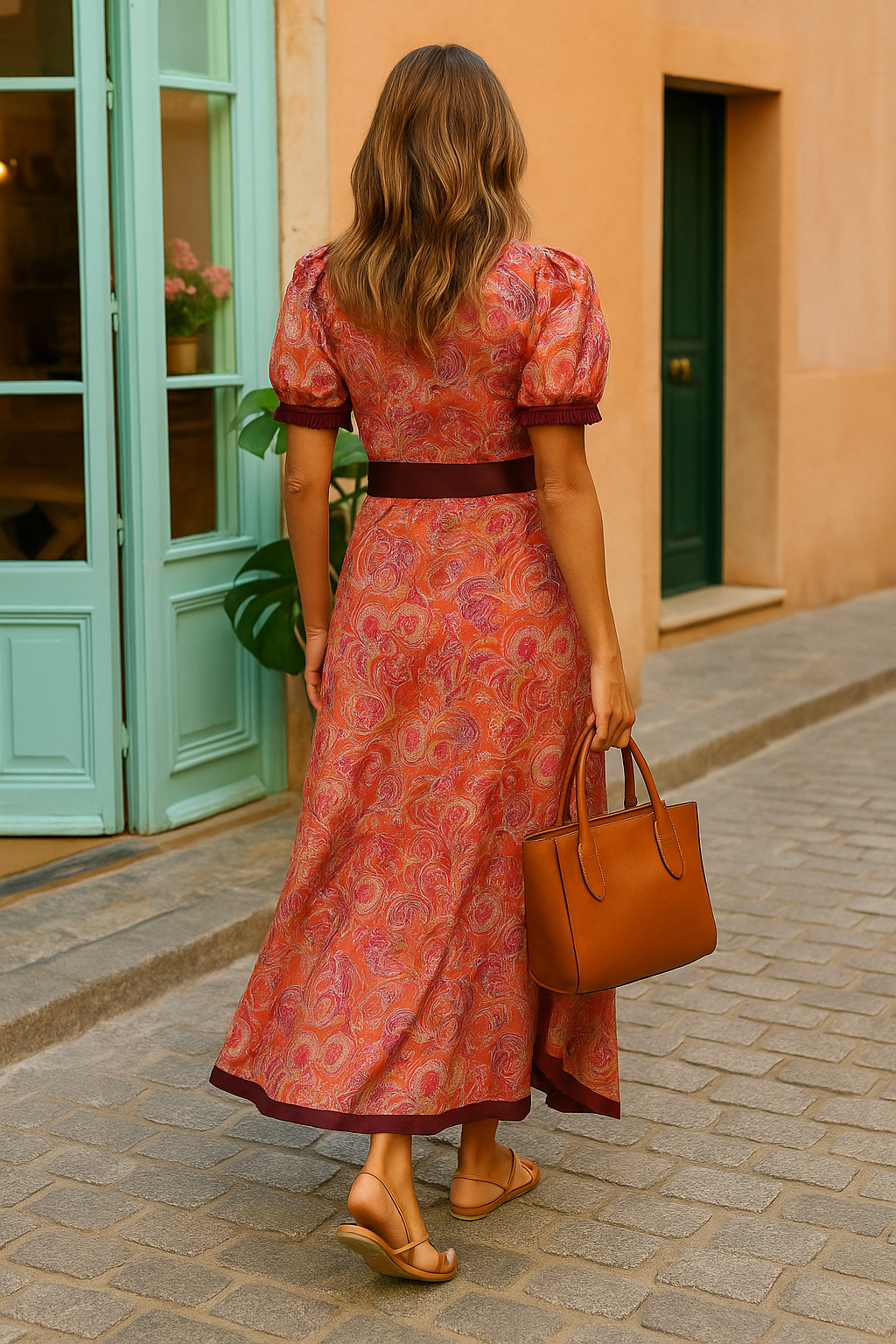 Aurorra –  Elegant Pink Long Dress