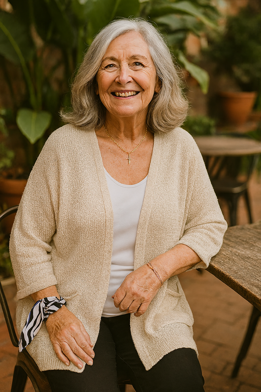 Elspeth | Soft-Knit Everyday Cardigan - Flattering. Fuss-free