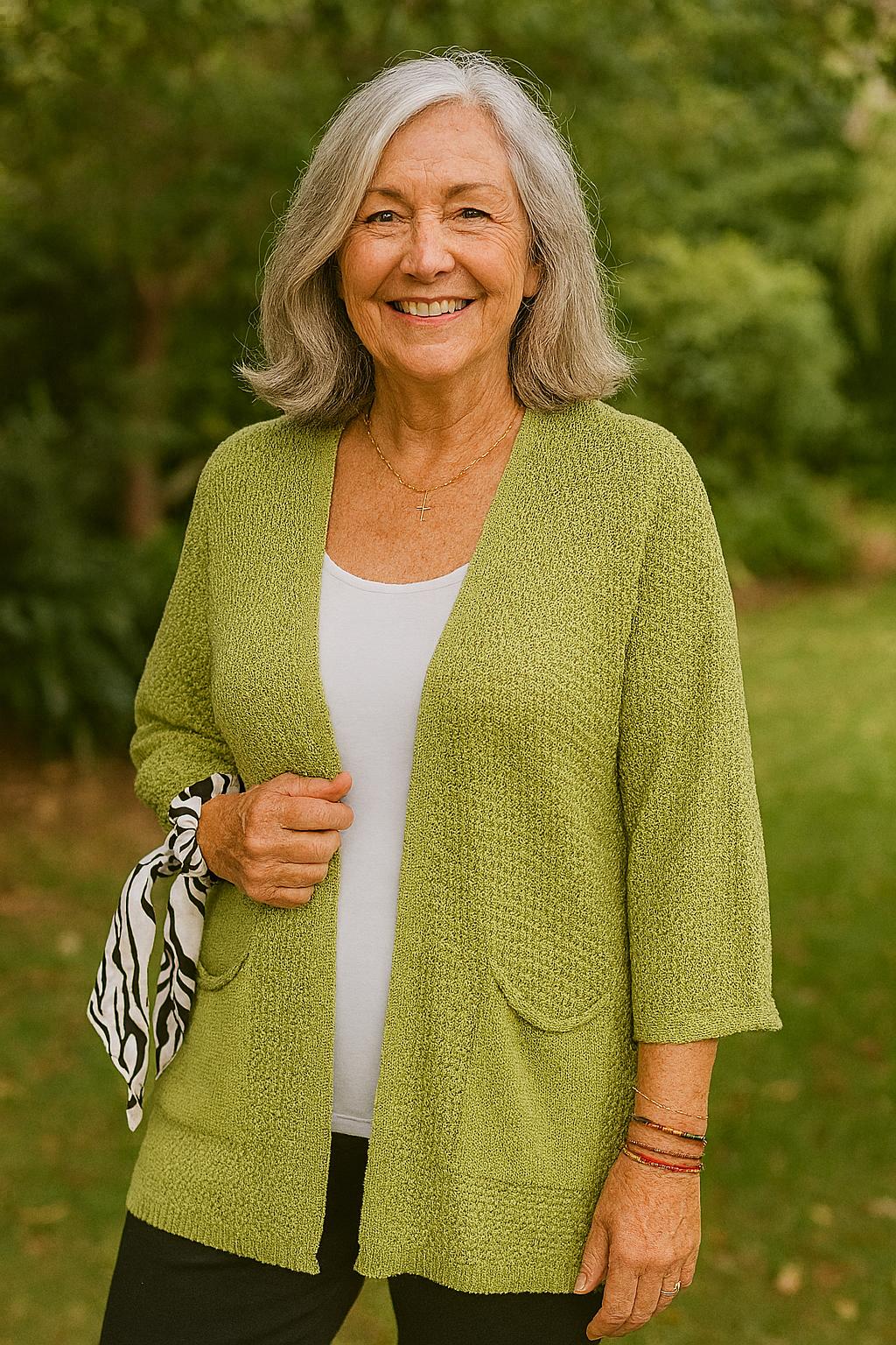 Elspeth | Soft-Knit Everyday Cardigan - Flattering. Fuss-free