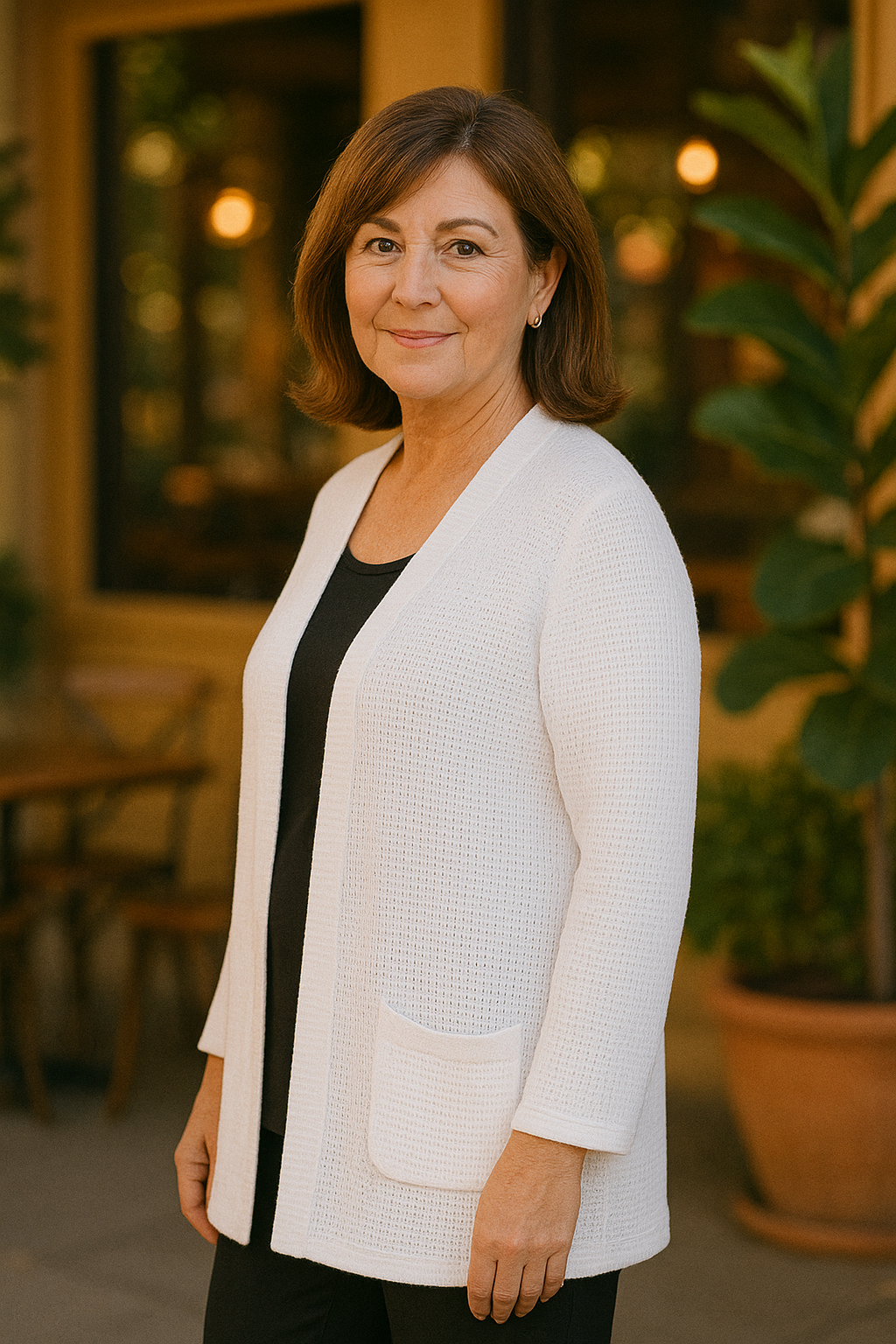 Elspeth | Soft-Knit Everyday Cardigan - Flattering. Fuss-free